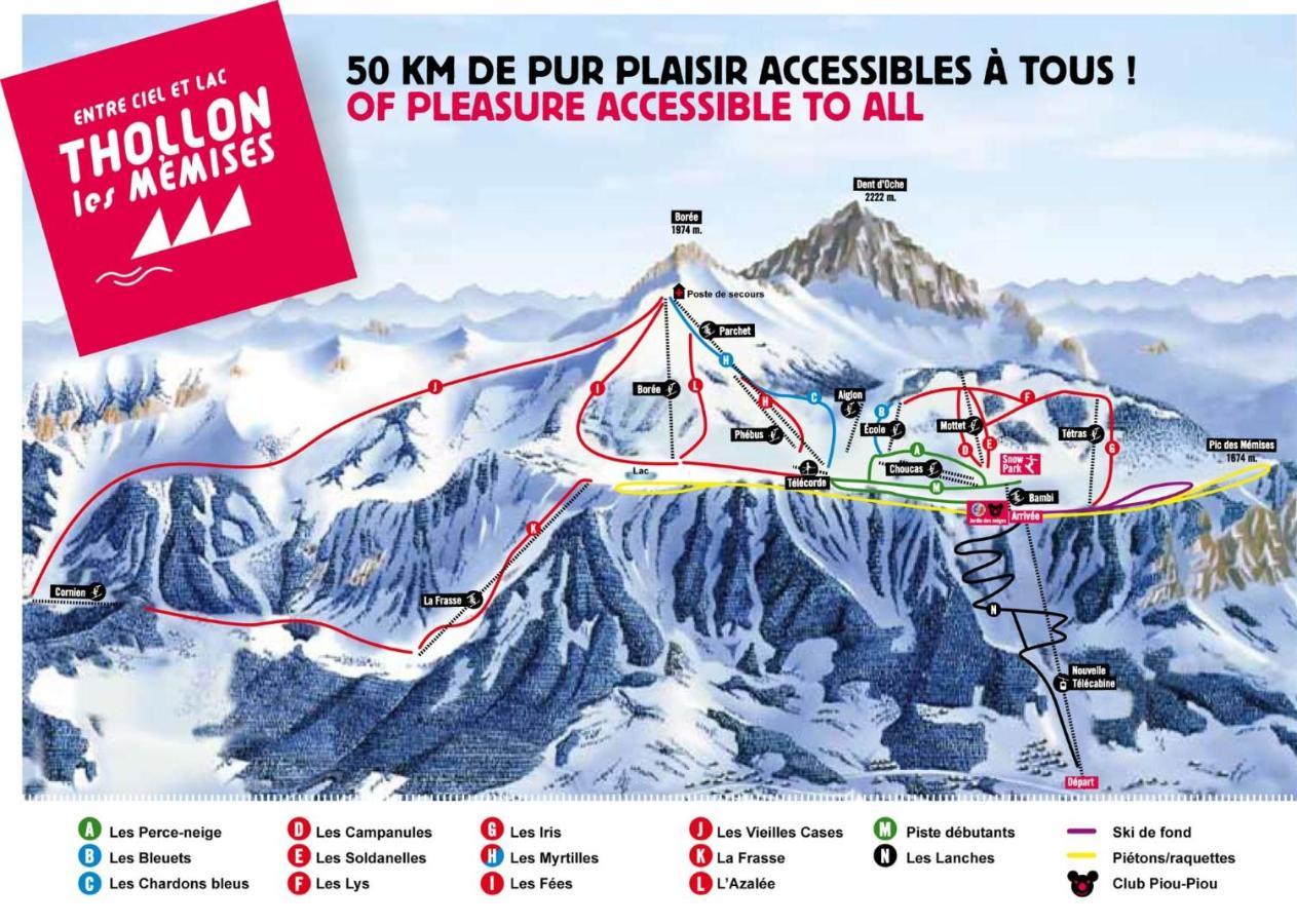 Appartement Tout Confort Montagne Et Lac Leman Thollon-les-Memises ภายนอก รูปภาพ